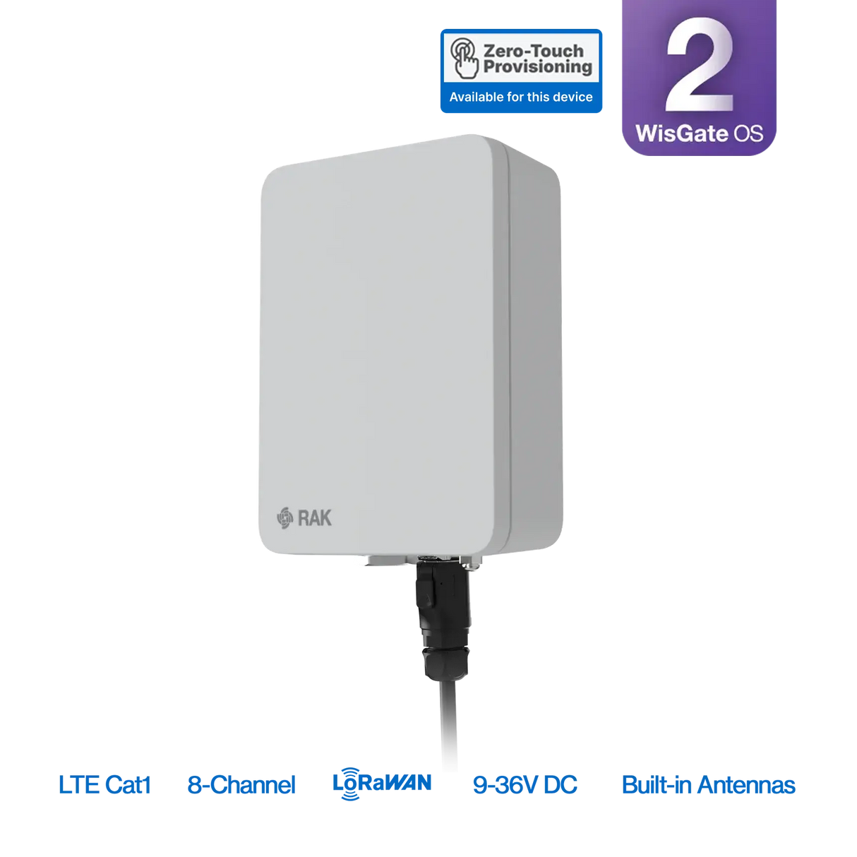 RAKwireless RAK7267 WisGate Soho Pro Gateway | 8-Channel gateway for LoRaWAN